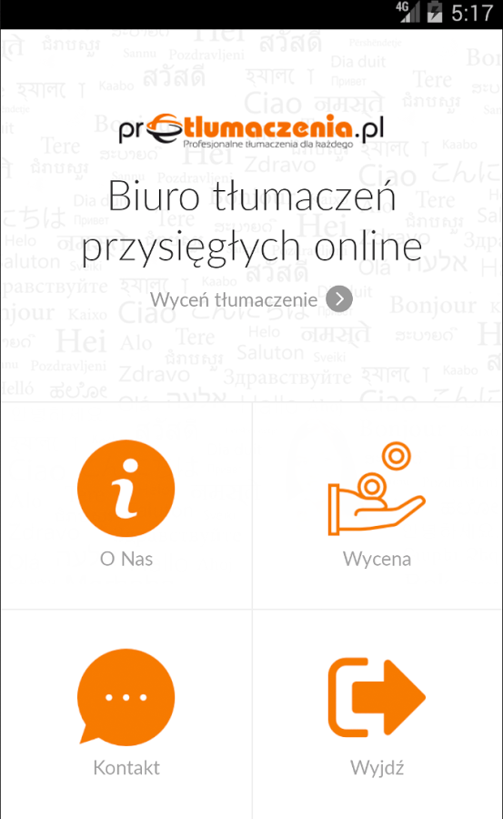 Aplikacja Android Protlumaczenia.pl